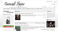 Desktop Screenshot of cameralmusic.pl